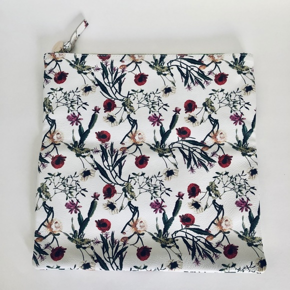 *rare* Floral Clare V. Foldover Leather Clutch - Picture 9 of 11
